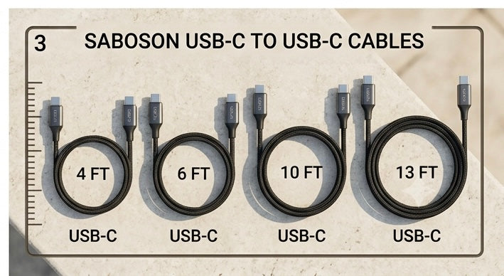 Charger USB C to USB C 10ft