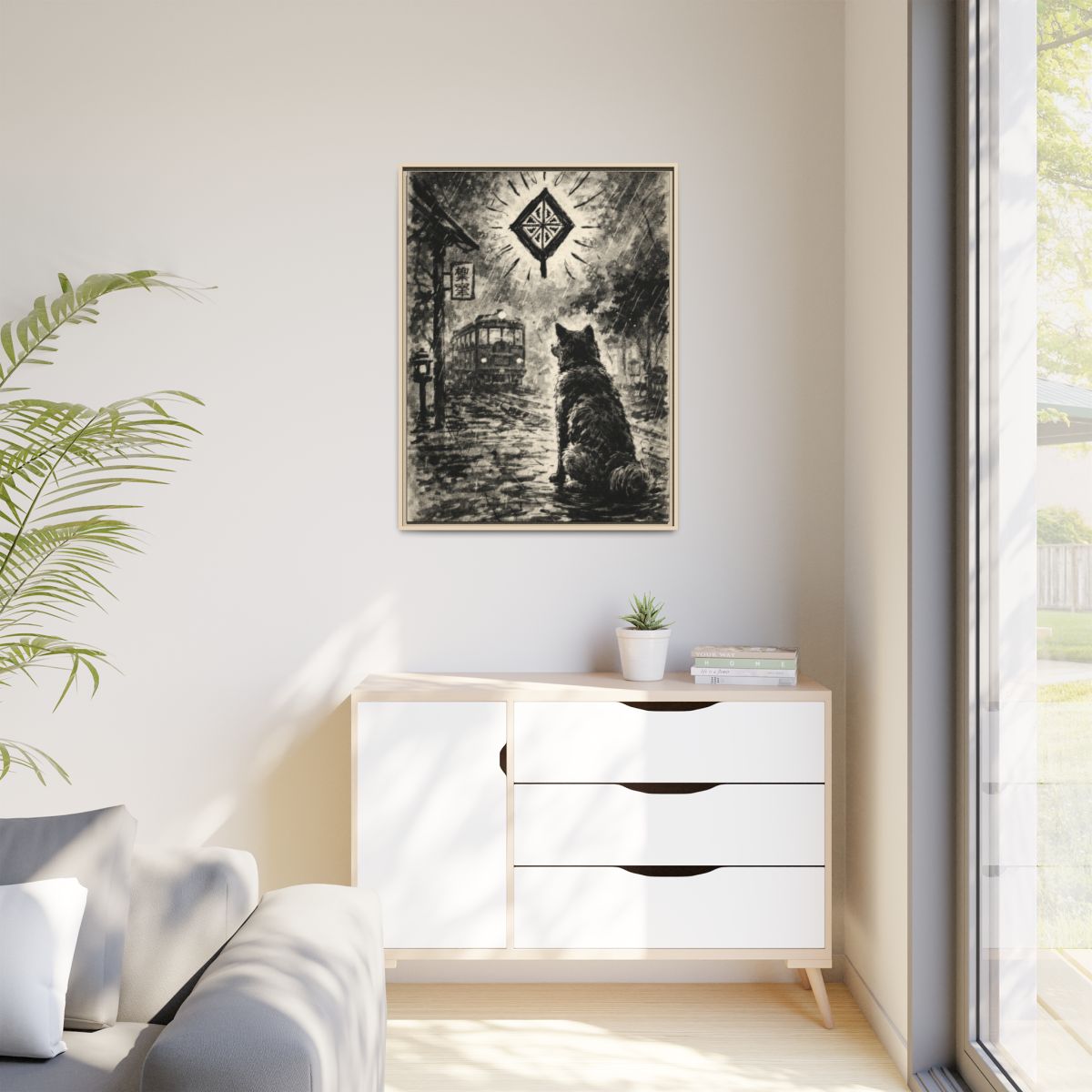 Hachiko Painting SaboSon